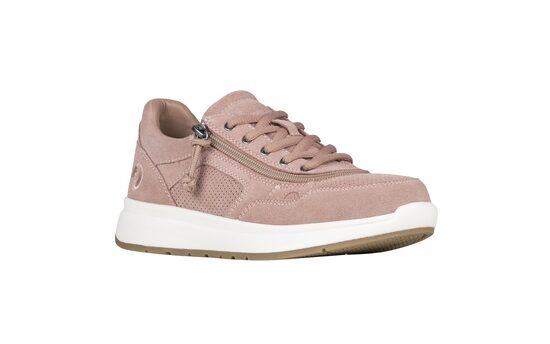 PALIELINĀTA APJOMA ortopēdiskie apavi sievietēm ar rāvējslēdzēju WOMEN'S BLUSH SUEDE BILLY COMFORT JOGGER