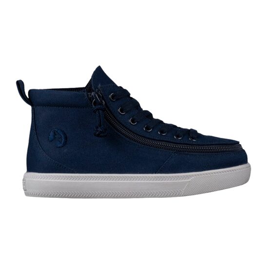 Navy Billy Classic High Top Orthopedic Shoes