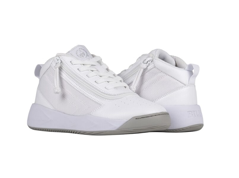 Ortopēdiskie apavi bērniem ar rāvējslēdzēju WHITE BILLY SPORT HOOP ATHLETIC SNEAKERS