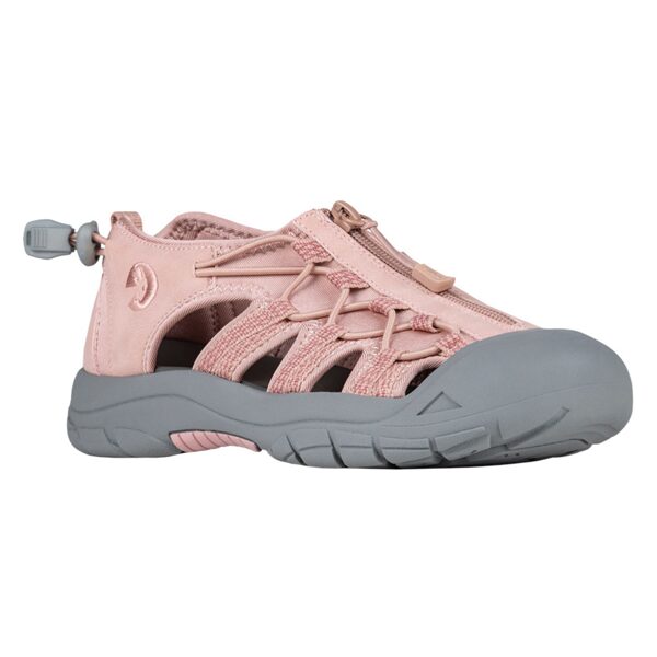 PALIELINĀTA APJOMA sieviešu ortopēdiskie apavi - sandales rozā krāsā ar rāvējslēdzēju BILLY RIVER